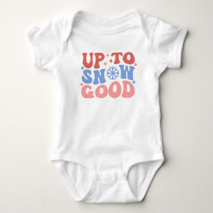 Bis zum Schnee gut - Spaß Winter Design Baby Strampler