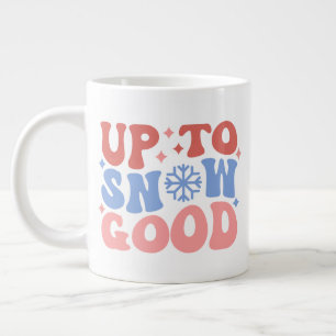 Bis zum Schnee gut - Spaß Winter Design Jumbo-Tasse