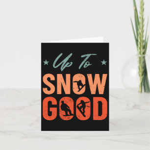 Bis zum Schnee gute Extrem Winter Sport Snowboard Karte