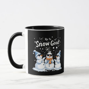 Bis zum Schnee Gute Weihnachten Schneemanns Tasse