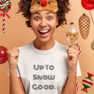 BIS ZUM SCHNEE GUTER Winter T-Shirt