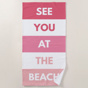 Bis zum Strand Strandtuch
