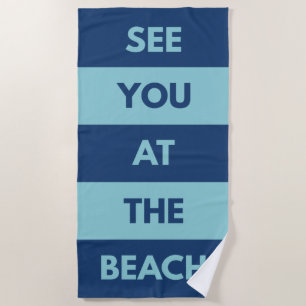 Bis zum Strand Strandtuch