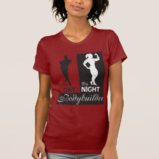 Bis zum Tag durch Nacht… Bodybuilder T-Shirt