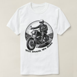 Bis zum Tod fahren wir - Skeleton Biker Premium T- T-Shirt