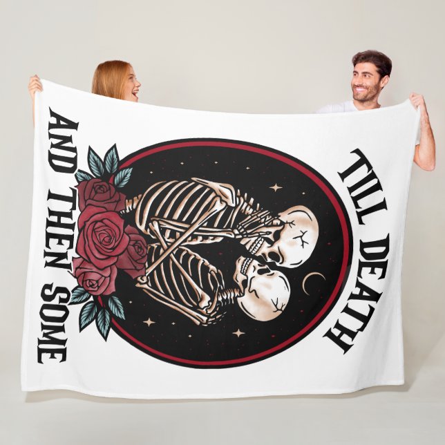 'Bis zum Tod Fleece Blanket (Beispiel)