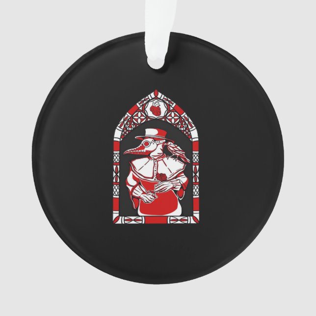 Bis zum Tod führen wir zum Teil Pest Ärztliche Lie Ornament (Vorderseite)