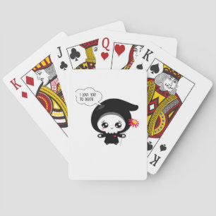 Bis zum Tod - Lustiger Valentinstag Klassiker Spielkarten