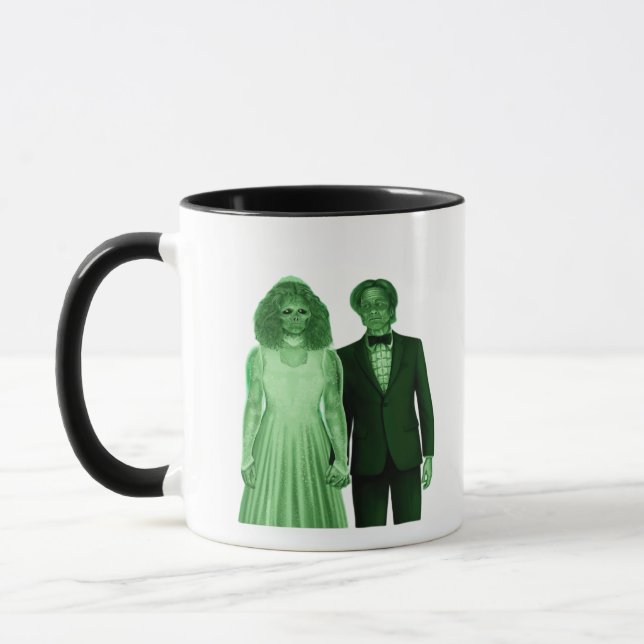Bis zum Tod machen wir ein klassisches Design Tasse (Links)