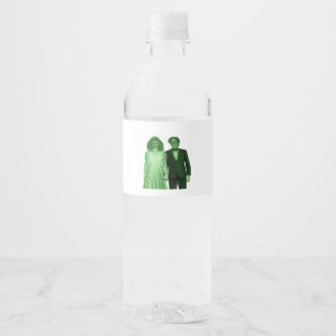 Bis zum Tod machen wir ein klassisches Design Wasserflaschenetikett