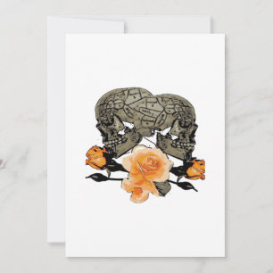 Bis zum Tod machen wir lustiges Design für Hallowe Feiertagskarte