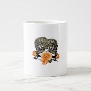 Bis zum Tod machen wir lustiges Design für Hallowe Jumbo-Tasse