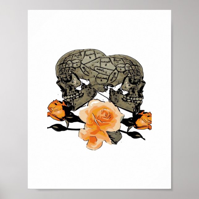 Bis zum Tod machen wir lustiges Design für Hallowe Poster (Vorne)