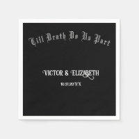 Bis zum Tod machen wir Teil Elegante gotische Hoch