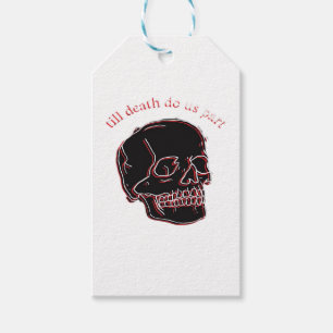 Bis zum Tod machen wir Teil - Glitchschädel mit so Geschenkanhänger