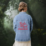 Bis zum Tod machen wir Teil gothischen Bridesmaid Jeansjacke<br><div class="desc">Diese Jeans-Jacke wurde für die Koordination mit unserer Til Death Do Us Part Collection konzipiert und ist ein perfektes Geschenk für die Brautmädchen. Mit dem Blumenherz, das in der gesamten Sammlung, und individuelle Name vorherrscht. Bearbeiten Sie Text von der Produktseite. Verwenden Sie zum Ändern von Schriftart-Stilen oder -Farben das Entwurfstool....</div>