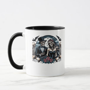 Bis zum Tod machen wir Teil - gotische Liebe Tasse