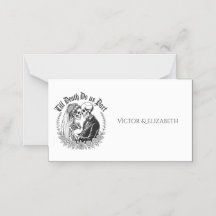 Bis zum Tod machen wir Teil gotische Skelettbräune