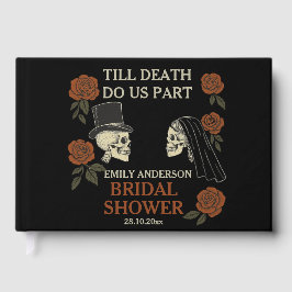 Bis zum Tod machen wir Teil Halloween-Brautparty Gästebuch