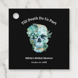 Bis zum Tod machen wir Teil Halloween-Brautparty Geschenkanhänger