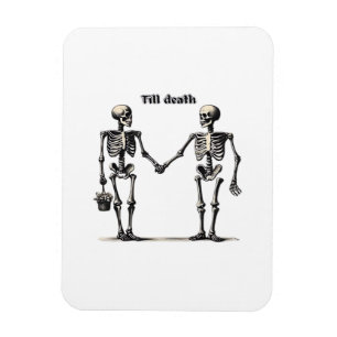Bis zum Tod machen wir Teil klassisch - Funny Lieb Magnet