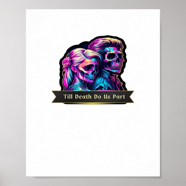 Bis zum Tod machen wir Teil klassisch - Gotische S Poster (Vorne)