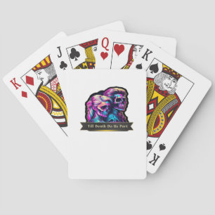 Bis zum Tod machen wir Teil klassisch - Gotische S Spielkarten