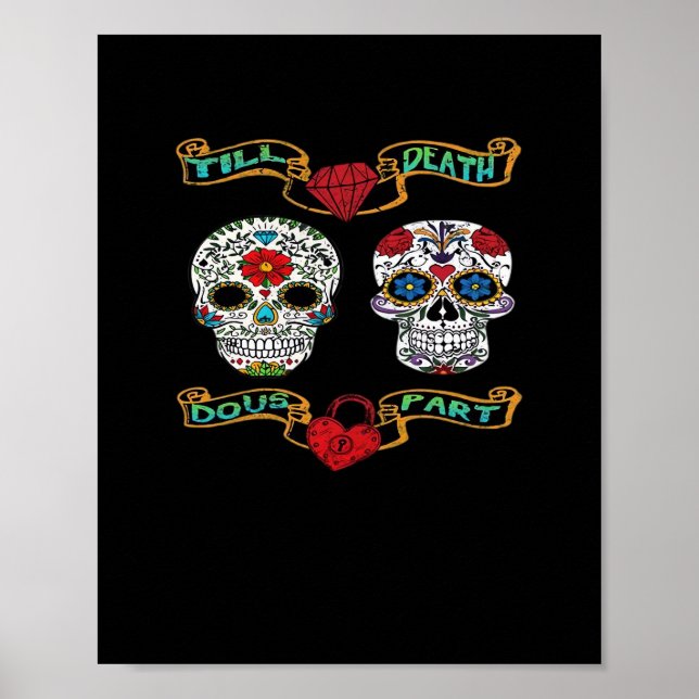 Bis zum Tod machen wir Teil - klassische Jagd Poster (Vorne)