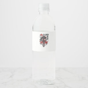 Bis zum Tod machen wir Teil - Minimalistisches Ske Wasserflaschenetikett