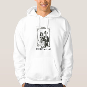 Bis zum Tod machen wir Teil Skelett Hochzeitscoupé Hoodie