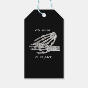 Bis zum Tod machen wir Teil Skelettklatsch Handzet Geschenkanhänger