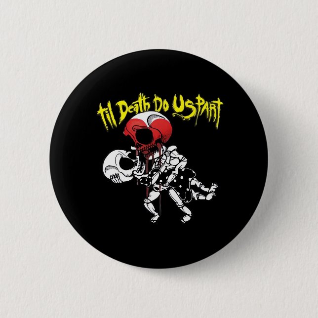 Bis zum Tod machen wir Teil - Skelettknochen für i Button (Vorderseite)