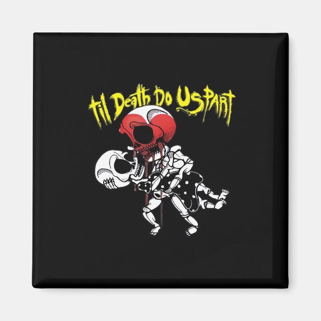 Bis zum Tod machen wir Teil - Skelettknochen für i Magnet