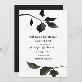 Bis zum Tod machen wir Teil Typografie Save the Da Save The Date