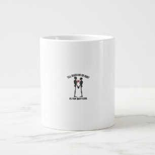 Bis zum Tod machen wir Teil Valentindesign Jumbo-Tasse