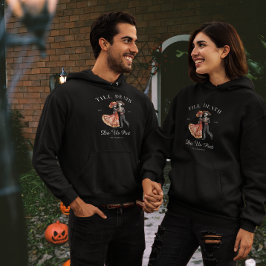 Bis zum Tod | Matching Halloween Couple Hoodie
