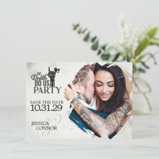 Bis zum Tod Save the Date Karte