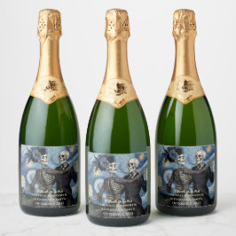 Bis zum Tod Skelett Van Gogh Gothic Hochzeitsgesch