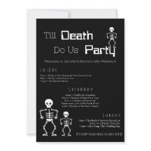 Bis zum Tod tun uns Party Bachelorette Strecke