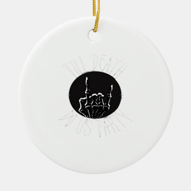 Bis zum Tod tun uns Party Classic Keramik Ornament (Vorne)