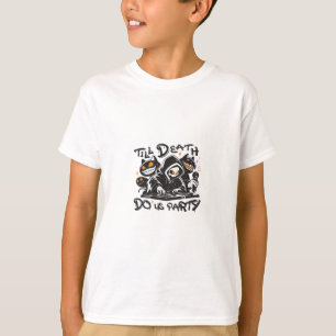 Bis zum Tod tun uns Party - DJ Grim Sensenmann und T-Shirt