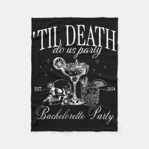 Bis zum Tod tun uns Party Funny Skeleton trinken C Fleecedecke