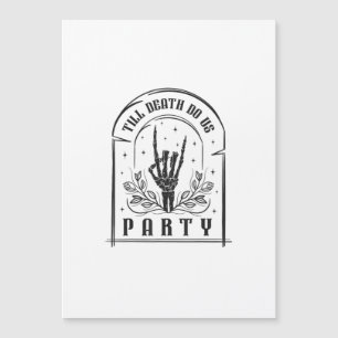 Bis zum Tod tun uns Party Geschenke Retro Bachelor Magnetkarte