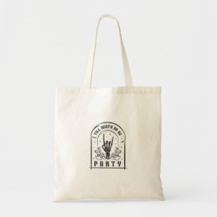 Bis zum Tod tun uns Party Geschenke Retro Bachelor Tragetasche