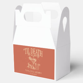 Bis zum Tod tun uns Party maßgeschneiderte Hochzei Geschenkschachtel