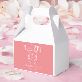 Bis zum Tod tun uns Party maßgeschneiderte Hochzei Geschenkschachtel