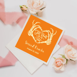 Bis zum Tod tun uns Party Personalisiert Hochzeit  Serviette