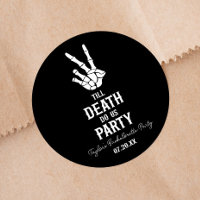 Bis zum Tod tun uns Party Skelett Junggeselinnen-A