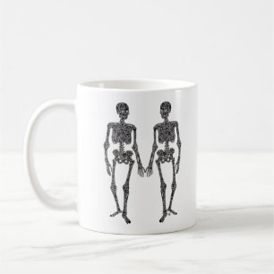 Bis zum Tod tun uns Teil 2 Skelette Classic Kaffeetasse