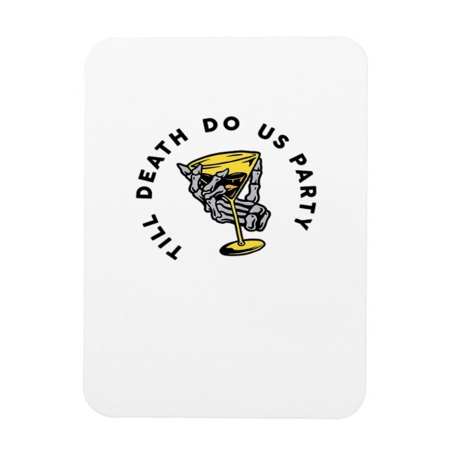 Bis zum Tod tun uns Teil Y Classic Funny Magnet (Vertikal)